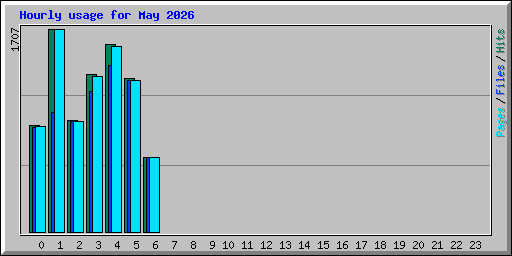 Hourly usage for May 2026